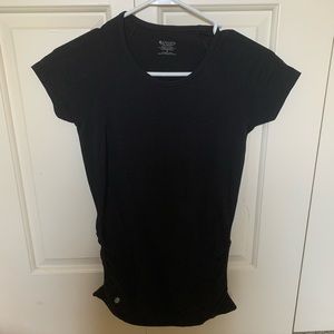 Athleta Size Small Black Speedlight Tee